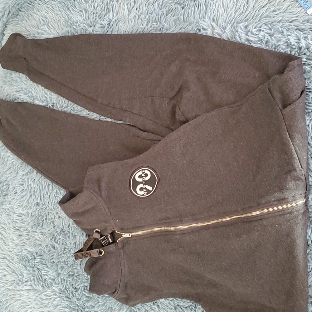 CHARCOAL GRAY SLEEVELESS JUMPSUIT XS - Picture 13 of 13